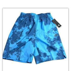 NWT Adidas Aeroready App Sky Rush S22 435 Boys Athletic Shorts L 14/16